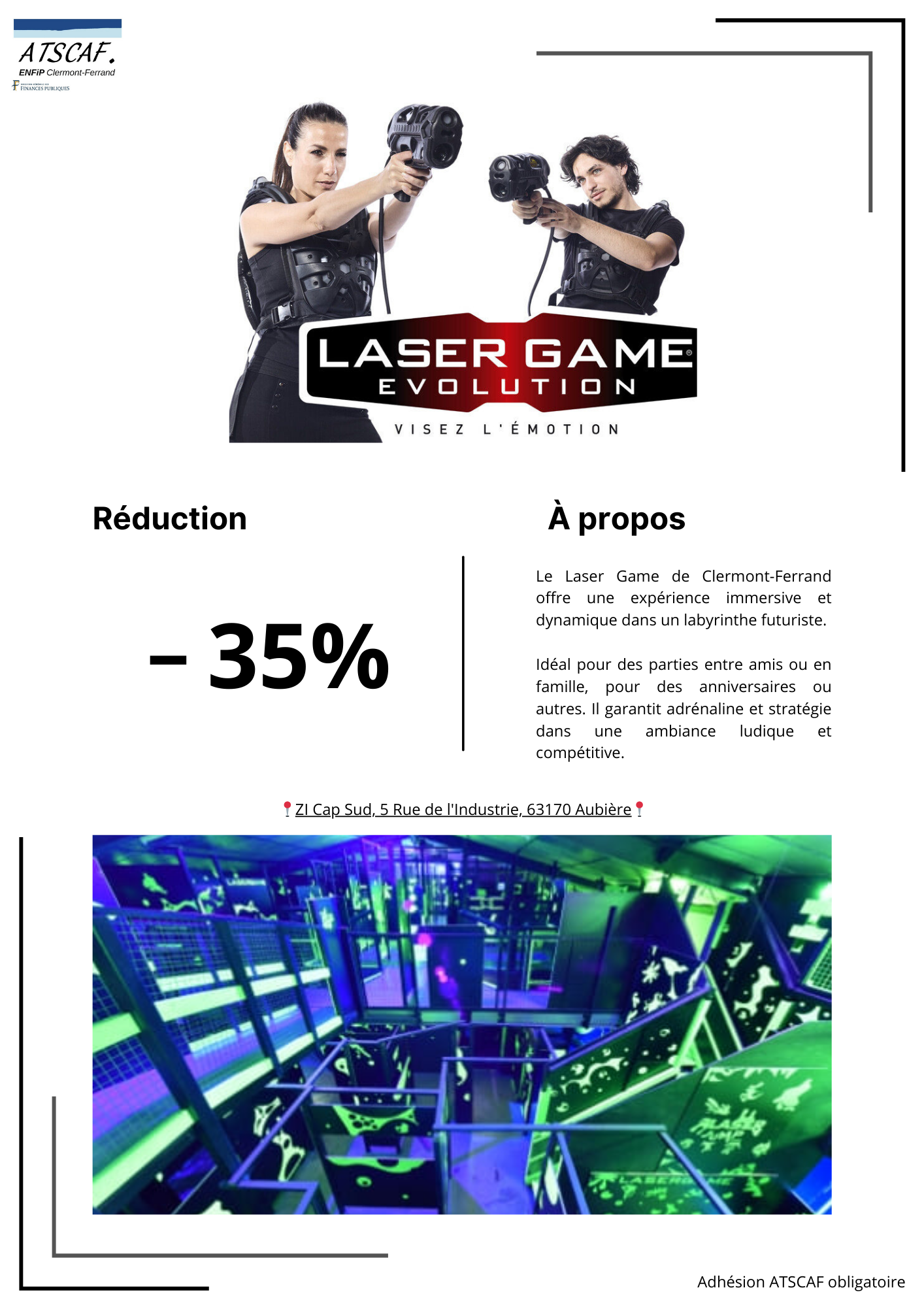 Laser Game Evolution : -35 % sur les parties
