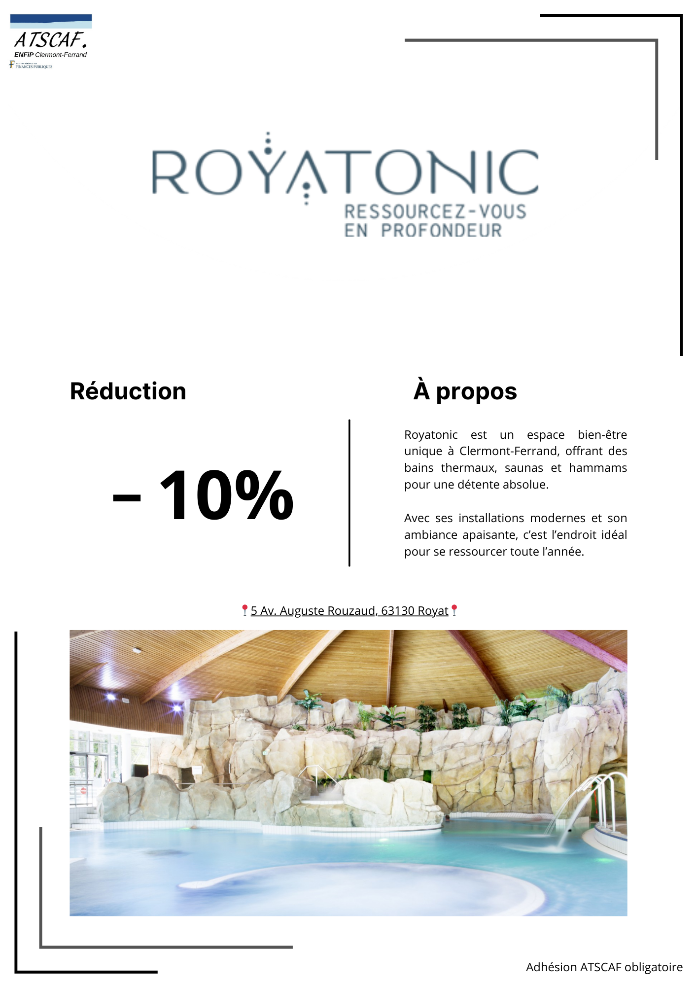 Royatonic : -10 % sur les entrées