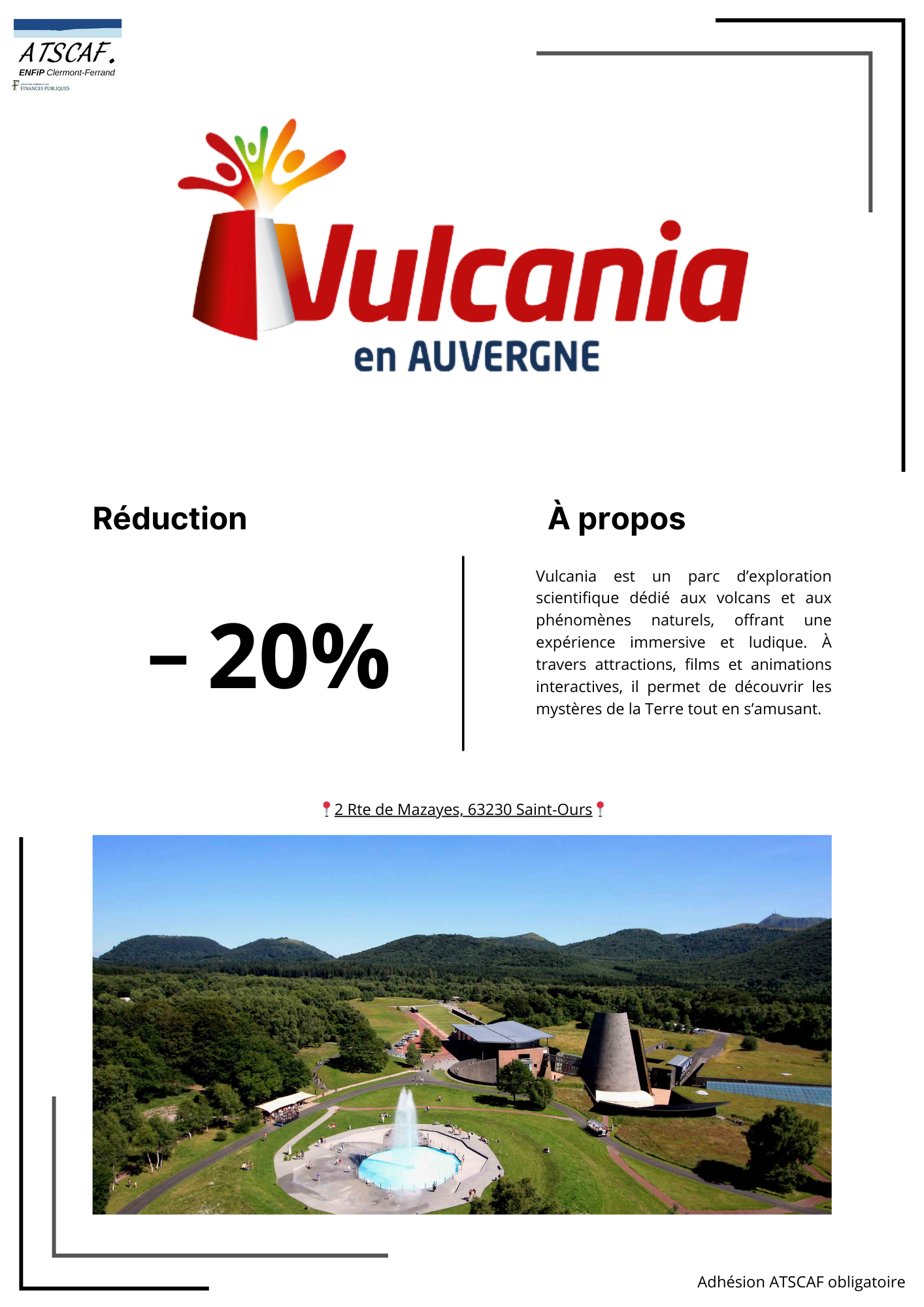 Vulcania : Parc d'exploration scientifique dédié aux volcans, -20 % sur les entrées