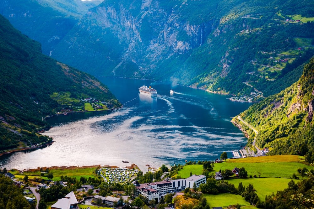 Fjord en Norvège