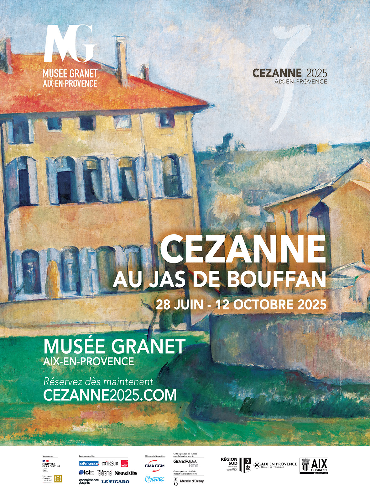 Affiche expo Cézanne